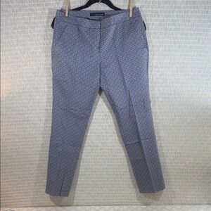 Amanda & Chelsea Navy and White Patterned Pants